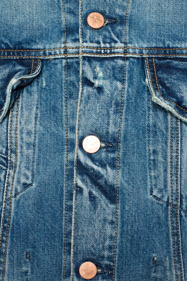 Distressed denim jacket Diesel Vitkac Canada